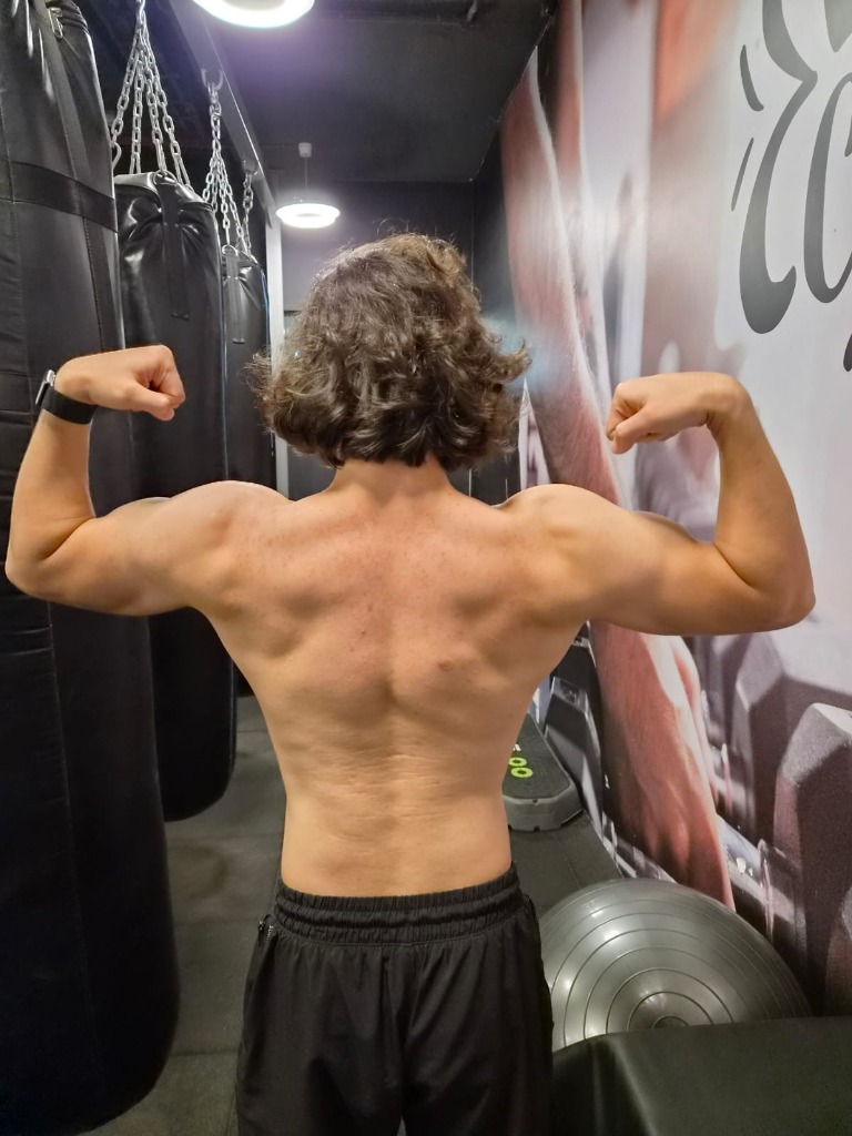 Aditya Panwar Back Muscularity and Lat Spread